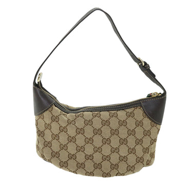 GUCCI GG Canvas Web Sherry Line Pouch Beige Red Green 224093 54781