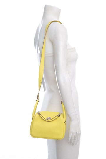 Hermès 2022 Yellow Mini (20) Lindy Handbag