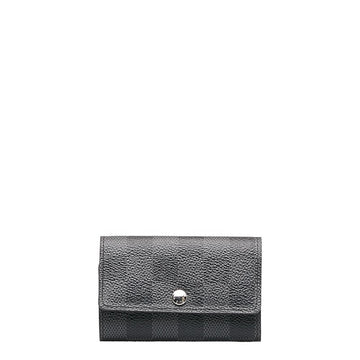 Louis Vuitton Graphite Multicle 6 Keycase N62662 Black PVC Leather  Louis Vuitton