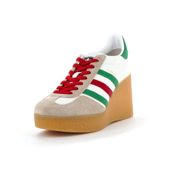 x Adidas Women's Gazelle Wedge Sneakers Leather with Rubber