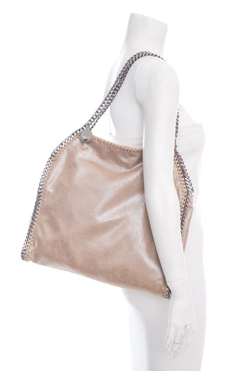 Stella McCartney Beige Shimmer Falabella Handbag