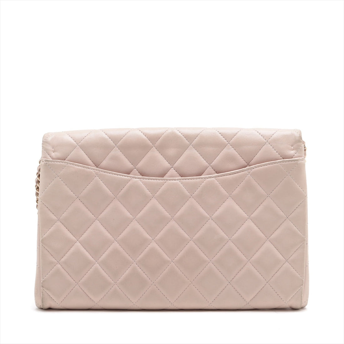 Chanel Mattress kin Chain Shoulder Bag Pink Gold  15th