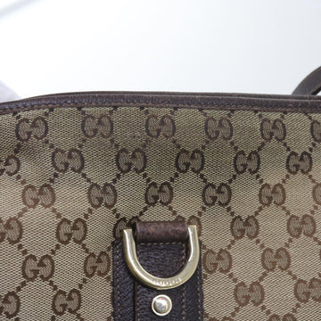 GUCCI GG Canvas Shoulder Bag Beige 131326 55079