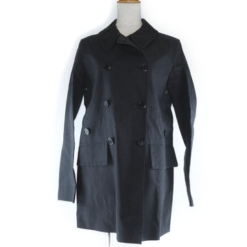 LOUIS VUITTON trench coat cotton black 36