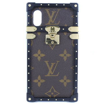 LOUIS VUITTON iPhone case M62618 Monogram canvas Brown Eye trunk iPhone case X / XS mens(Unisex) Used
