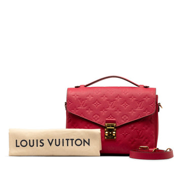 Louis Vuitton Monogram Emplant Poschet Metis MM Handbag Shoulder Bag 2WAY M44291 Pink   Louis Vuitton
