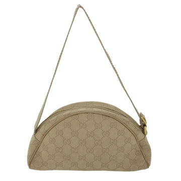 GUCCI GG Canvas Shoulder Bag Beige 90781 55288