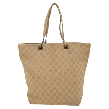 GUCCI GG Canvas Tote Bag Beige 31243 55447