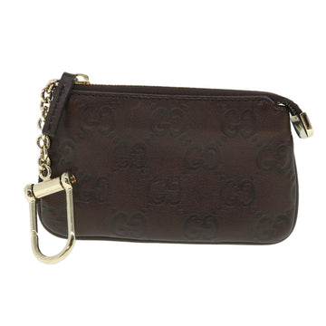 GUCCI Guccissima GG Coin Purse Leather Brown 233183 55625