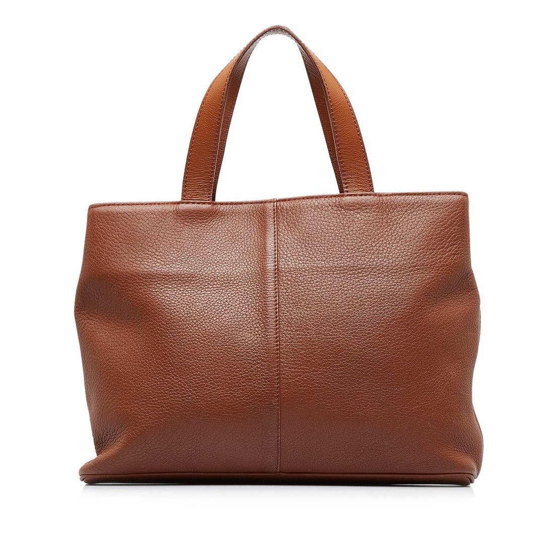 Brown Burberry Leather Tote
