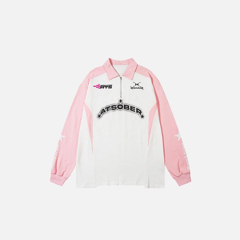 Star Track Zip-Up Sweatshirt