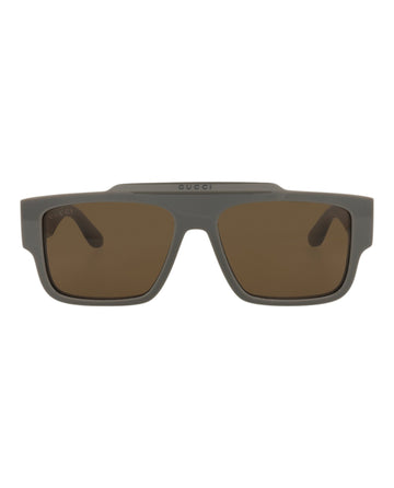 Square-Frame Recycled Acetate Sunglasses