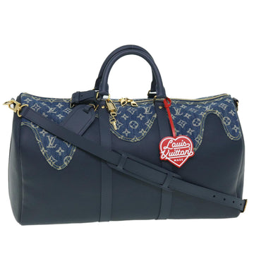 Louis Vuitton Keepall Bandouliere 50  Leather Travel Bag ()