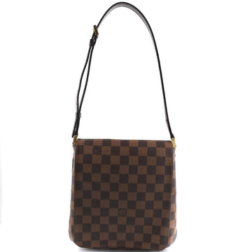 LOUIS VUITTON Shoulder Bag N51260 Damier canvas Brown Musette Salsa Women Used