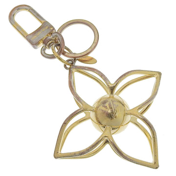 LOUIS VUITTON key ring M61024 Plated Gold gold Bag charm Key ring LV Sphere unisex(Unisex) Used