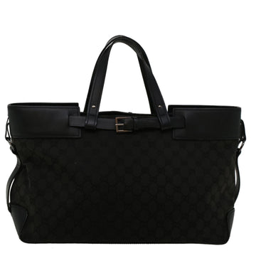 GUCCI GG Canvas Hand Bag Black 106251 56291
