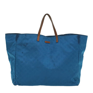 GUCCI GG Canvas Tote Bag Blue 286198 56293