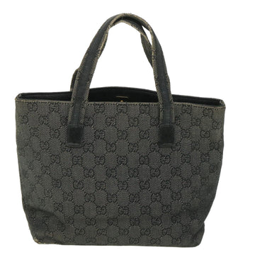 GUCCI GG Canvas Hand Bag Gray 105650 56318