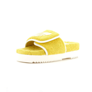 x Adidas Women's Platform Slide Sandals Terry Cloth