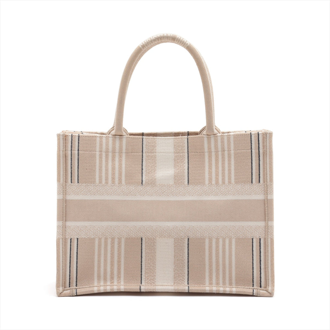 Christian Dior Book Tote Small Linen  Bag Beige Tote Bag