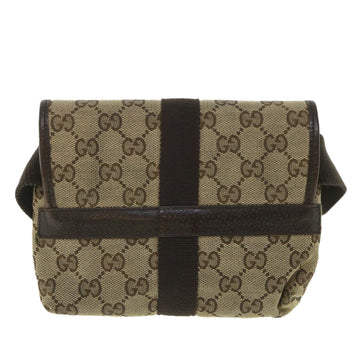 GUCCI GG Canvas Body Bag Beige 131236 56700
