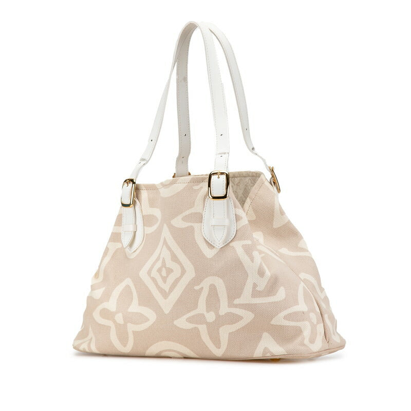 Louis Vuitton Taisienne PM Canvas Leather Tote Bag