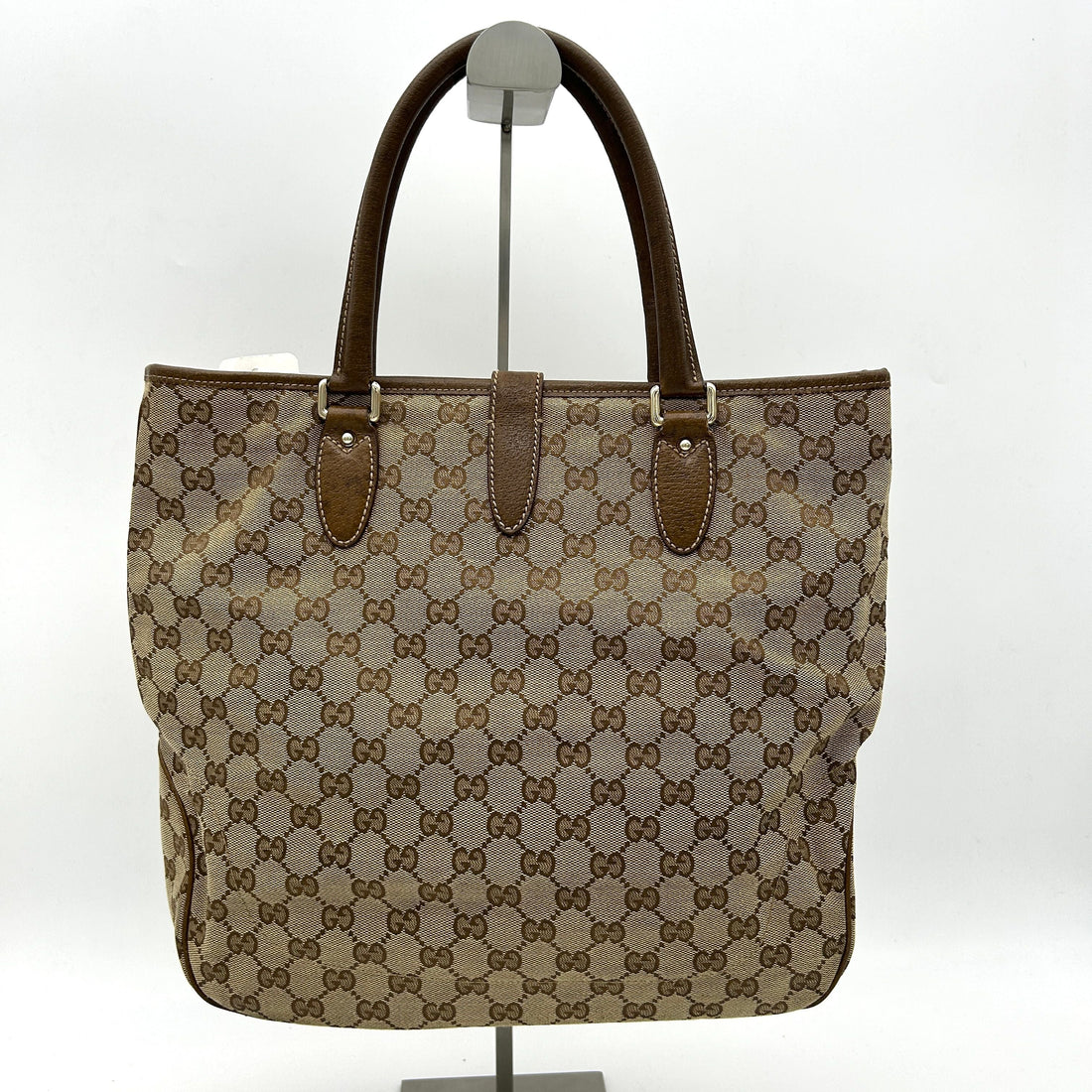 GUCCI Monogram Piston Lock Tote Ebony gu8824fd