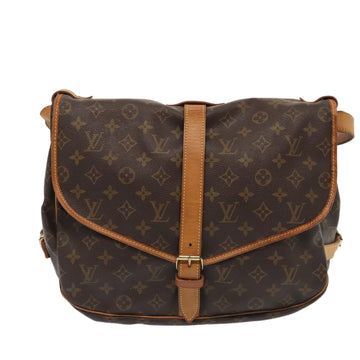 Louis Vuitton Saumur 35  Canvas Shoulder Bag ()