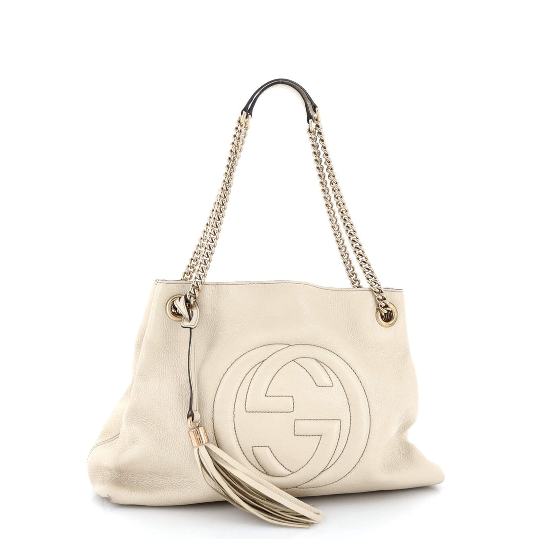 Soho Chain Strap Shoulder Bag Leather Medium