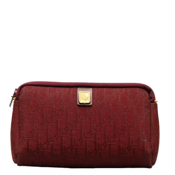 Dior Trotter Porch Red Canvas Leather Ladies Dior