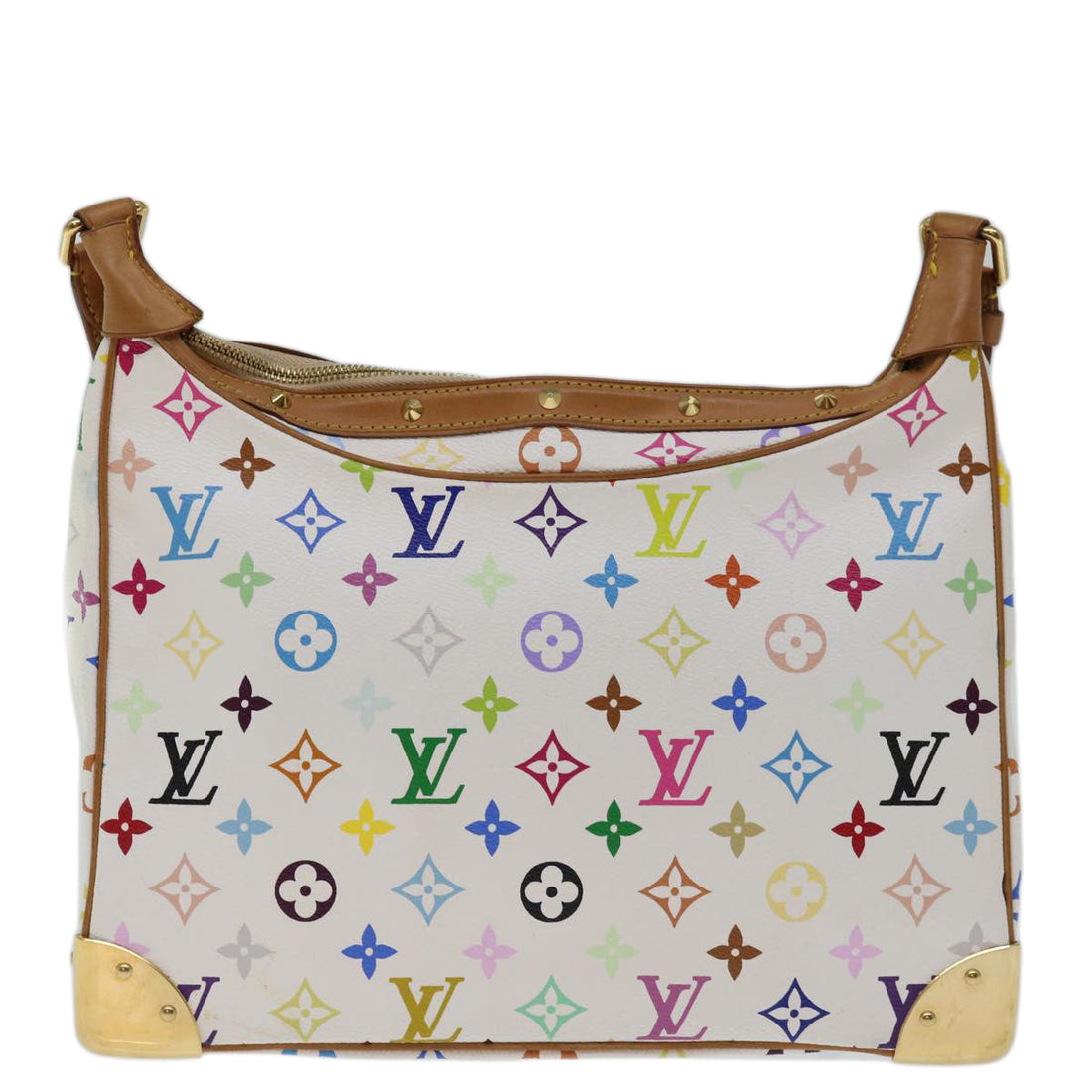Louis Vuitton Boulogne  Canvas Shoulder Bag ()