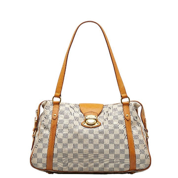 LOUIS VUITTON Louis Vuitton Damière Azur N42220 Handbag PVC/Laser White  Vintage
