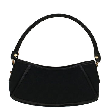 GUCCI GG Canvas Abbey Shoulder Bag Black 130939 57216