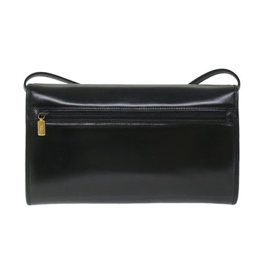 GUCCI Shoulder Bag Leather Black 57326