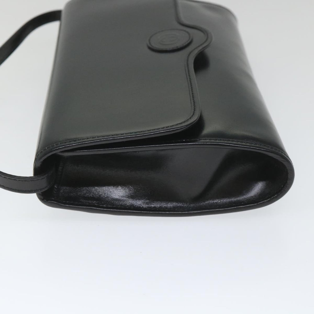 GUCCI Shoulder Bag Leather Black 57326