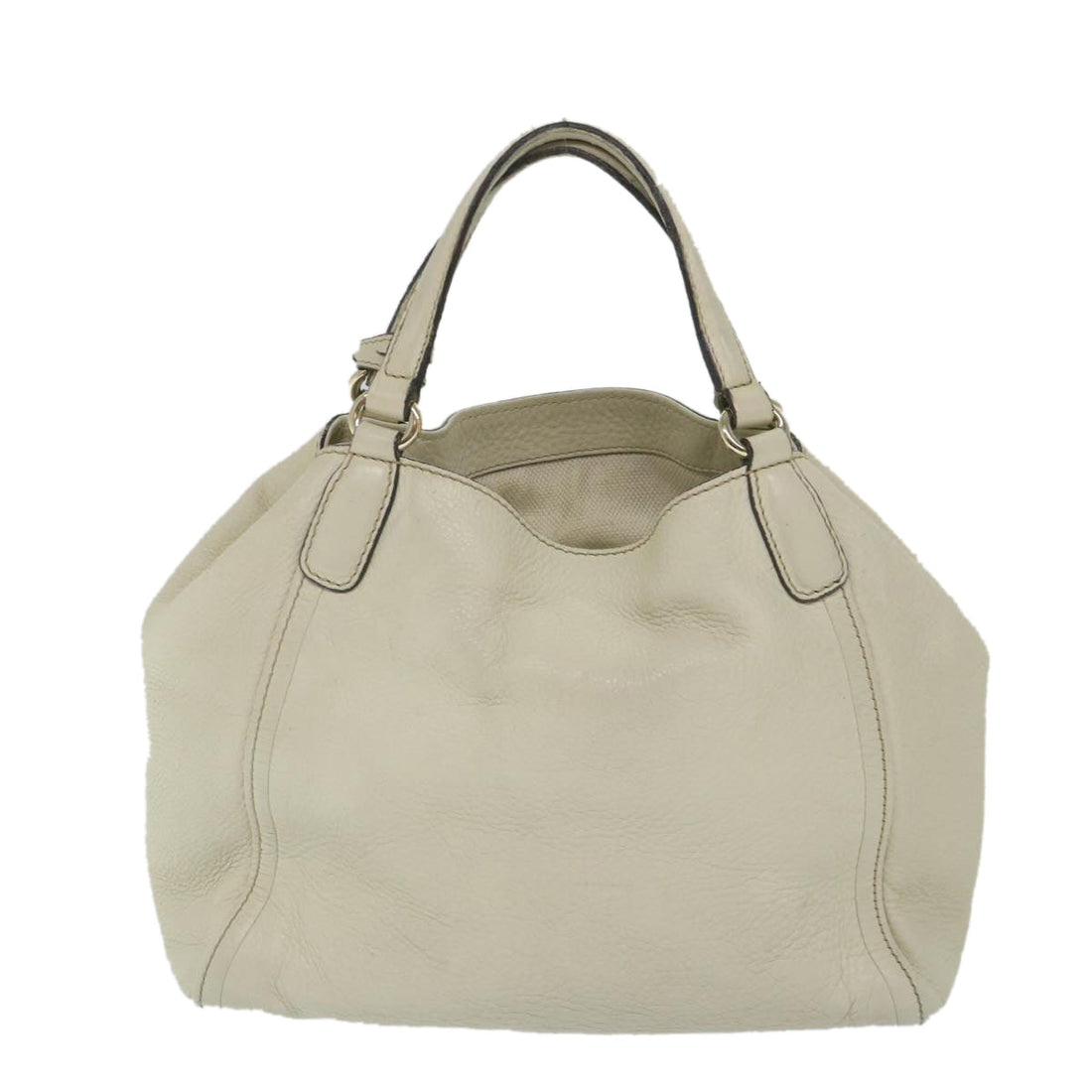 GUCCI Soho Shoulder Bag Leather 2way White 336751 57401