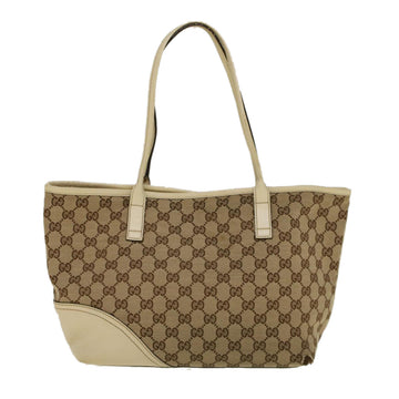 GUCCI GG Canvas Hand Bag Beige 169946 57778