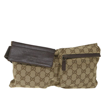GUCCI GG Canvas Waist bag Beige 28566 57917