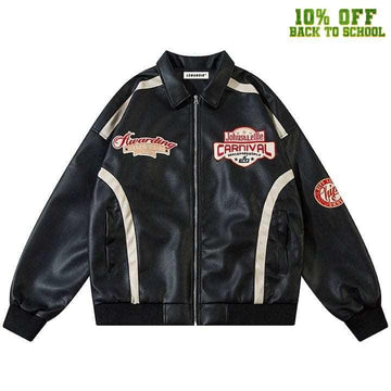 Makersluxe® Faux Racing Jacket Embroidery Badge