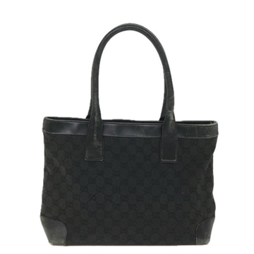 GUCCI GG Canvas Tote Bag Black 33890 58050