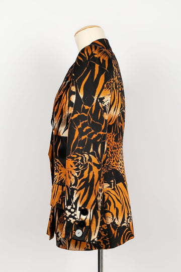 Veste guépard Yves Saint Laurent