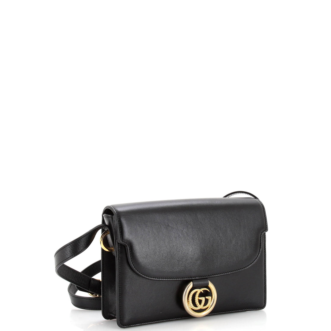 GG Ring Shoulder Bag Leather Small