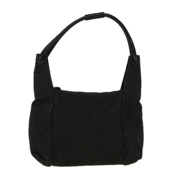 GUCCI GG Canvas Shoulder Bag Black 101333 58697
