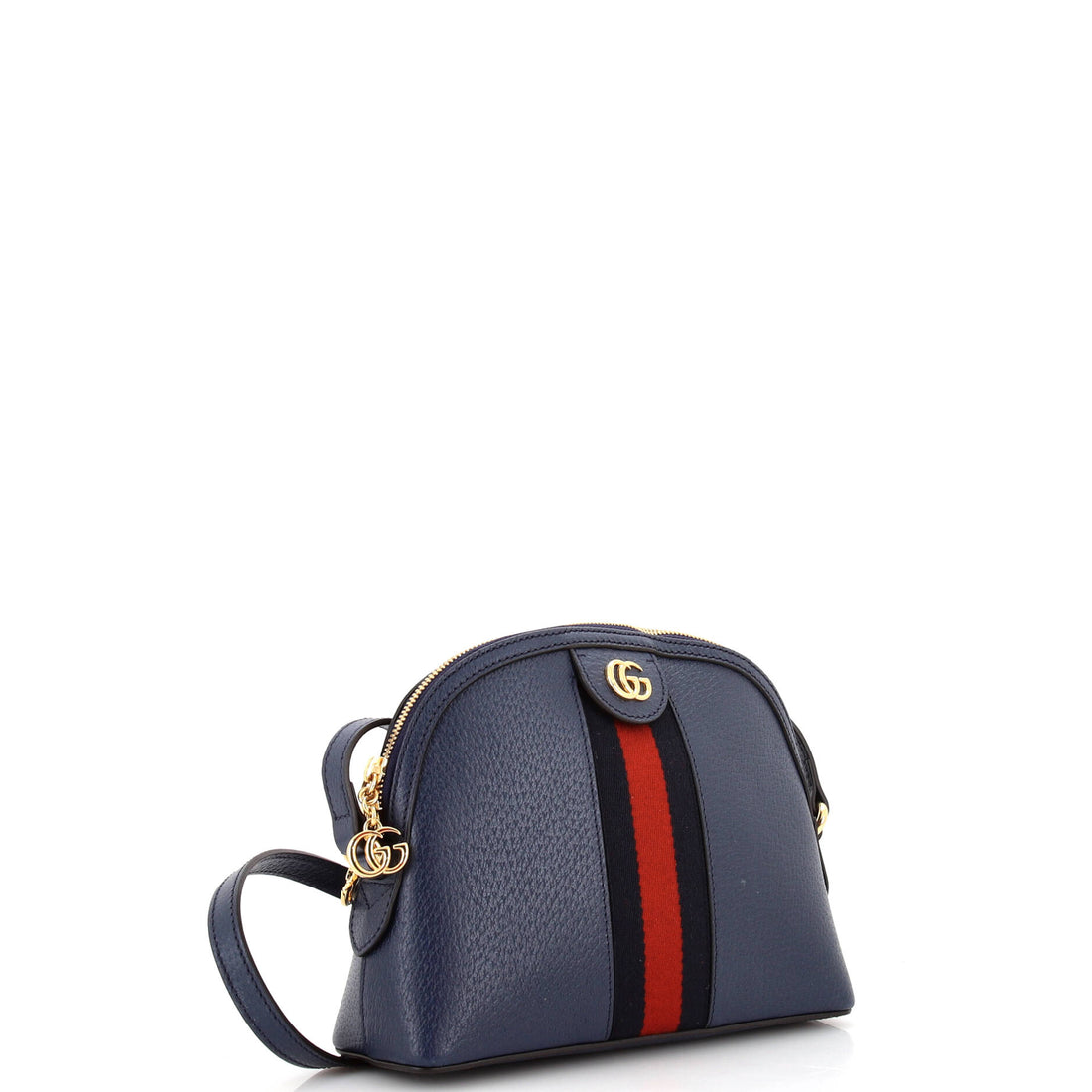 Ophidia Dome Shoulder Bag Leather Small