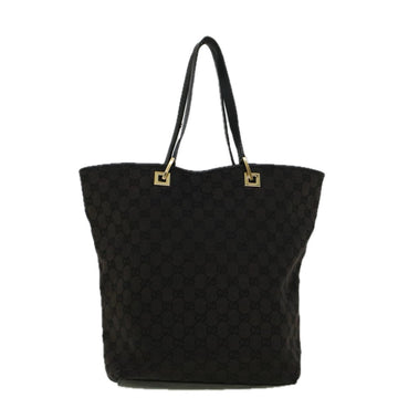 GUCCI GG Canvas Tote Bag Black 002 1098 3444 58793