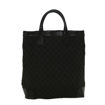 GUCCI GG Canvas Tote Bag Canvas Black 002 1121 1669 58794