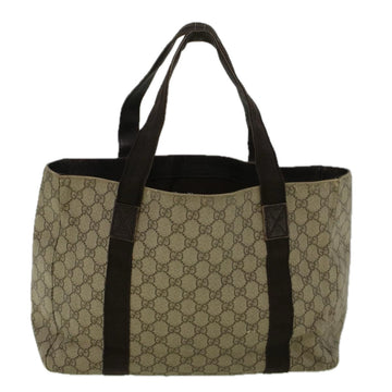 GUCCI GG Canvas Tote Bag Coated Canvas Beige 141624 58802