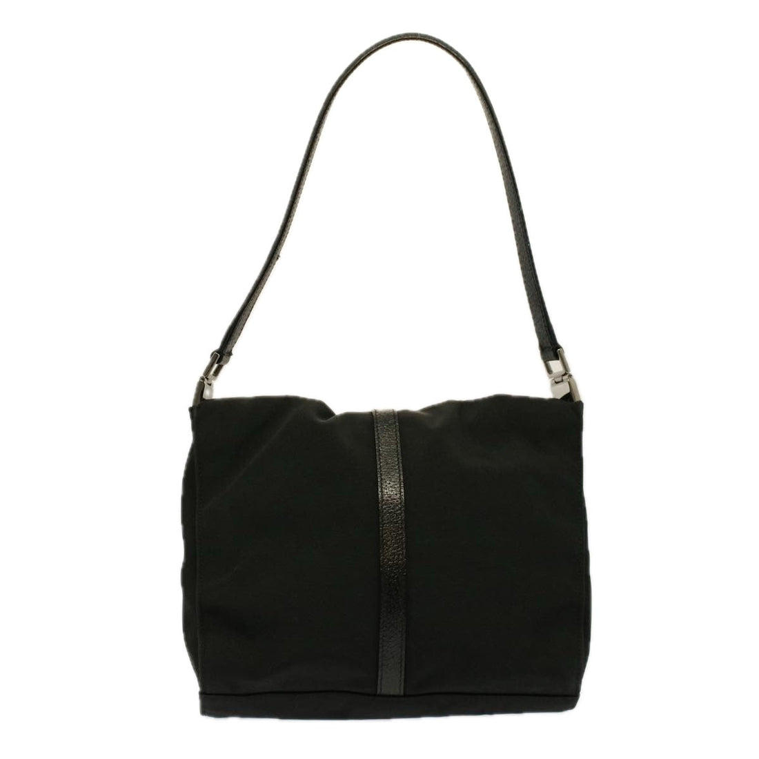GUCCI Jackie Shoulder Bag Nylon Black 58805