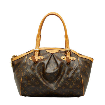 Louis Vuitton Monogram Tivoli GM Handbag M40144 Brown PVC Leather  Louis Vuitton