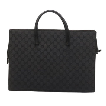 GUCCI GG Canvas Hand Bag Black 015 3708 001998 59067